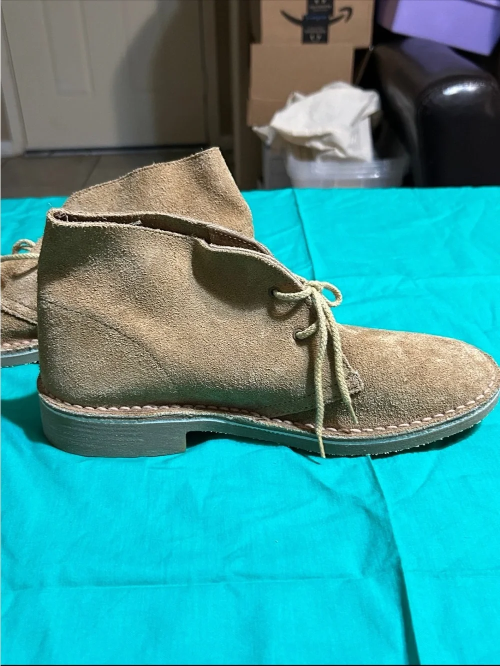 Rocky Men's Suede Chukka Boots - Tan Brown